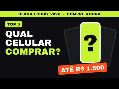Miniatura do vídeo: Black Friday 2026: Os 5 melhores celulares até R$ 1.500 para comprar agora